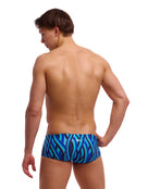 Funky Trunks - Mens Snork City Sidewinder Swim Trunks - Blue - Model Back