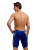 Funky Trunks - Storm At Sea Swim Training Jammer - Blue/Multi - Model Front