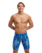 Funky Trunks - Wing Streak Swim Training Jammer - Blue - Model Front/Side