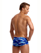 Funky Trunks - Clean Marine Classic Swim Trunks - Blue - Model Back/Side