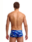 Funky Trunks - Clean Marine Classic Swim Trunks - Blue - Model Back
