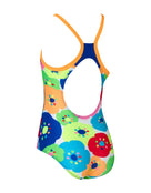 Zoggs - Girls Bloomie Strikeback Swimsuit - Multi -Product Back