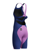 Speedo - Girls Fastskin LZR Ignite Kneeskin - Navy/Purple - Product Back/Side