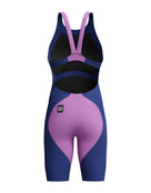 Speedo - Girls Fastskin LZR Ignite Kneeskin - Navy/Purple - Product Back
