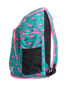 Funkita - Go Flamingo! Space Case 40L Backpack - Mint Green/Pink - Product Side Left