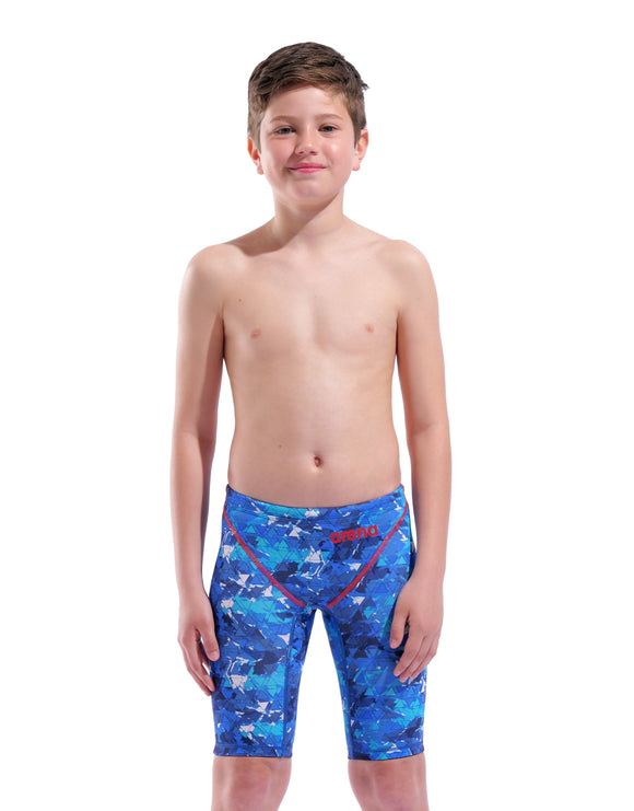 Arena - Limited Edition Boys Powerskin ST NEXT Jammer - Splashy Multi - Model Front