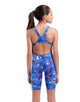 Limited Edition Girls Powerskin ST NEXT Open Back - Splashy Mulit- Model front extended view