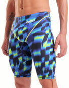 Arena - Limited Edition Powerskin ST Next Jammer - Aqua Gleam - Model Front/Side