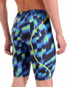 Arena - Limited Edition Powerskin ST Next Jammer - Aqua Gleam - Model Back/Side