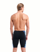 Arena - Limited Edition Aqua Gleam Swim Jammer - Black/Blue/Multi - Model Back