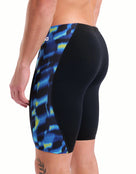 Arena - Limited Edition Aqua Gleam Swim Jammer - Black/Blue/Multi - Model Back/Side
