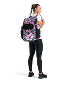 Arena Limited Edition One Go Allover 45L Backpack - Texture - Product with Model