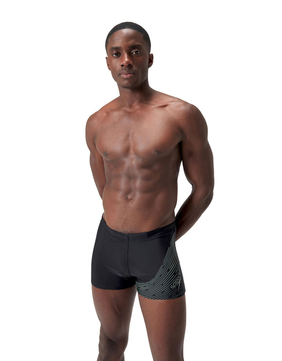 Medley Logo Aquashorts - Black/Green