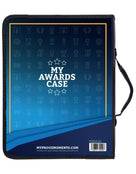 My Proud Moments - Medal, Badge & Certificate Case - Blue - Back