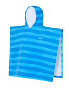 Zoggs - Nautical Stripes Kids Poncho Hooded Towel Robes - Blue - Product Front