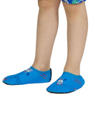 Zoggs - Nautical Blue Kids Anti-Slip Socks - Blue - Model Front/Side
