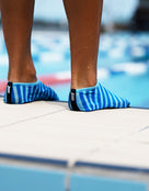 Zoggs - Nautical Stripes Kids Anti-Slip Socks - Blue - Product in Use