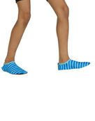 Zoggs - Nautical Stripes Kids Anti-Slip Socks - Blue - Model Sides