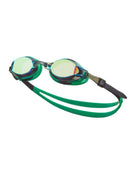 Nike - Chrome Swim Goggles - Mirrored Lens - Green Shock