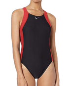 Colour Surge Fastback Swimsuit - Black/University Red