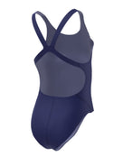 Nike - Girls Hydrastrong Performance Fastback Swimsuit - Navy - Product Back
