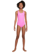 Nike - Girls - Racerback Swimsuit - Pink Spell - product Model - Simply Swim