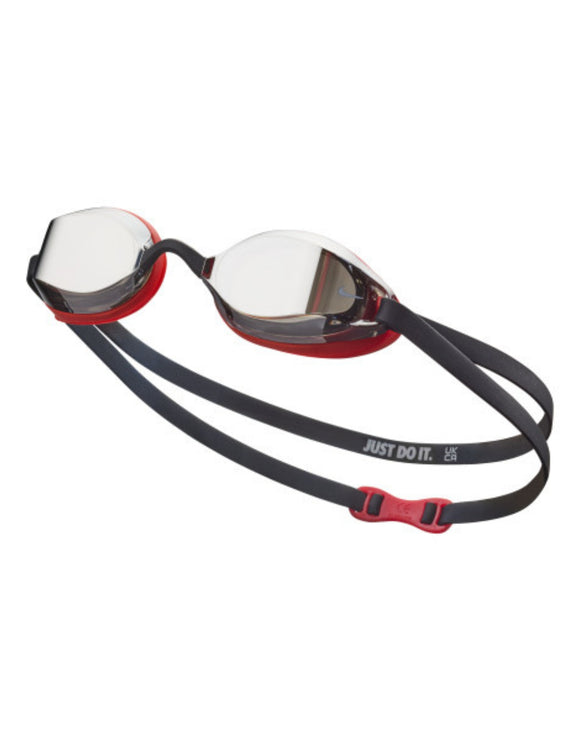 Nike - Unisex Legacy Mirrored Goggle - Red/Black