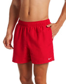 Nike - Mens Essential Lap 5" Volley Swim Short - University Red - Mode Front