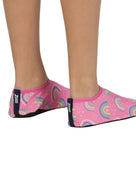 Zoggs - Rainbow Magenta Kids Anti-Slip Socks - Pink - Model Back/Side