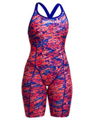 Funkita - Ruff Stuff Fast Training One Piece Legsuit - Coral/Blue - Product Front
