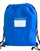 Childrens Deluxe Medium Swim Drawstring Bag With Mesh Pocket