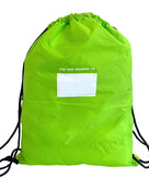 Childrens Deluxe Medium Swim Drawstring Bag With Mesh Pocket
