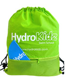 Childrens Deluxe Medium Swim Drawstring Bag With Mesh Pocket