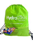 Childrens Deluxe Medium Swim Drawstring Bag With Mesh Pocket