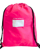 Childrens Deluxe Medium Swim Drawstring Bag With Mesh Pocket
