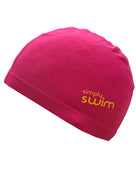 Simply-Swim-Junior-Fabric-Caps-Bright-Pink