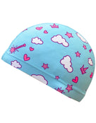 Junior Fun Patterns Lycra Swim Cap