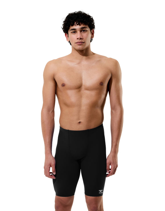 Speedo - Solid Endurance+ Max Swim Jammer - Black - Model Front