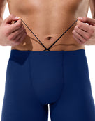 Speedo - Solid Endurance+ Max Swim Jammer - Navy - Model Drawcord
