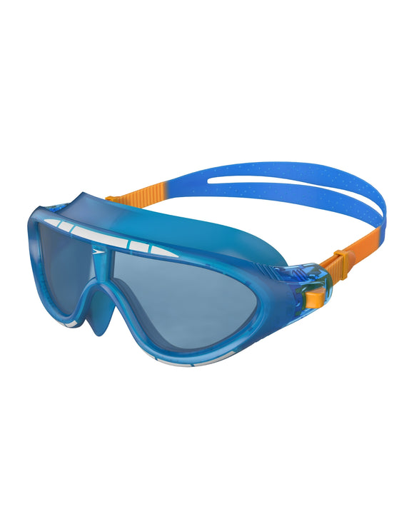 Speedo - Junior Biofuse Rift Swim Mask - Blue/Orange - Product Front/Side