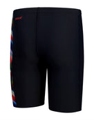 Speedo - Boys Digital Allover Panel Swim Jammer - Black/Red - Product Back