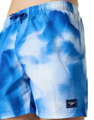 Digital Printed Leisure 16" Watershorts - Blue Wash