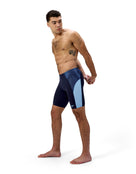 Speedo - Endurance+ Max Splice Swim Jammer - Navy/Blue - Model Side Full Body