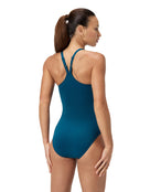 Endurance+ V Back Swimsuit (Longer Body Length) - Dark Teal