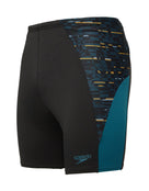 Speedo - Endurance+ Max Splice Swim Jammer - Black/Teal Blue - Product Front/Side