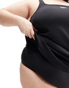 Speedo - Essential Swim Dress - Black/Plus Size - Inner liner