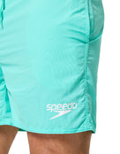 Speedo - Essentials 16" Watershorts - Mint Blue - Model Side Close Up