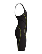 Speedo - Fastskin HyperSpark Solid Open Back Kneeskin - Black - Product Side