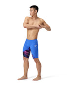 Speedo - Mens Fastskin LZR Ignite Swim Jammer - Blue/Multi - Model Side Full Body