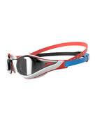 Speedo - Fastskin Pure Focus Mirror Goggle - Red/Black/Blue - Product Side
